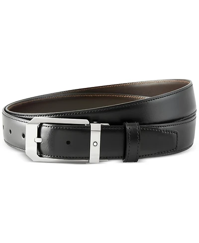 Montblanc Men's Pin-Buckle Leather Belt
