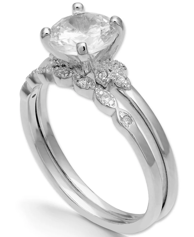 Giani Bernini Cubic Zirconia Wedding Set, Created for Macy's