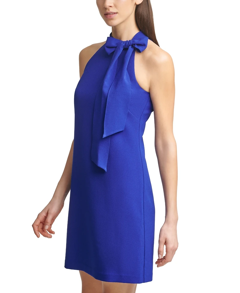 Vince Camuto Bow-Neck Halter Dress
