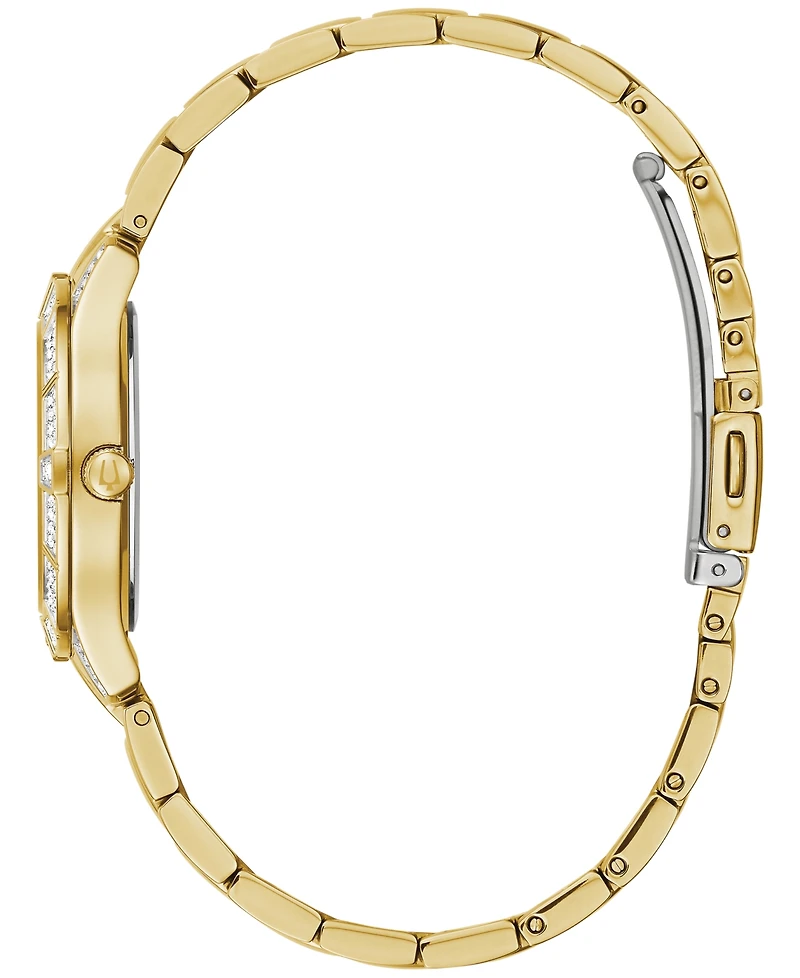 Bulova Women's Phantom Gold-Tone Stainless Steel Bracelet Watch 31mm