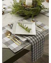 Design Imports Reversible Gingham - Buffalo Check Placemat Set