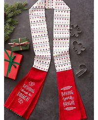 Design Imports Kitchen Towel Holiday Baking Kitchen Scarf, 4" x 70"