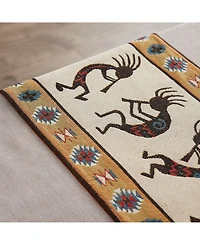 Design Imports Kokopelli Tapestry Table Runner 13" x 72"