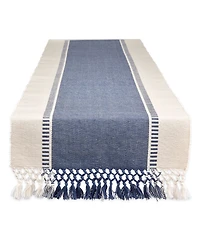 Design Imports Dobby Stripe Table Runner, 13" x 108"
