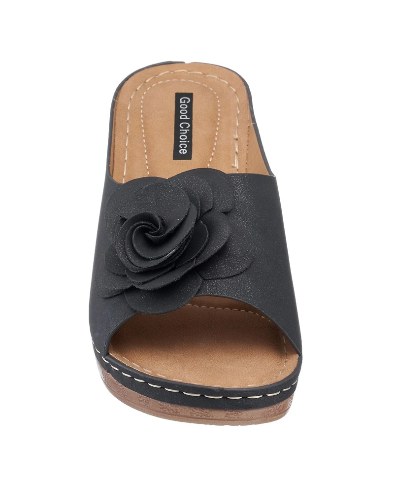 Gc Shoes Women's Tokyo Floral Wedge Sandals
