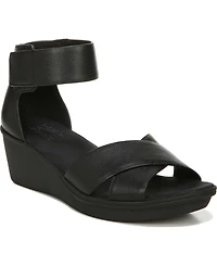 Naturalizer Riviera Ankle Strap Wedge Sandals