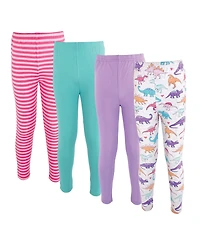 Hudson Baby Girls 4Pk Pants