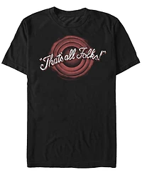 Men's Looney Tunes Thats All Folks Short Sleeve T-shirt