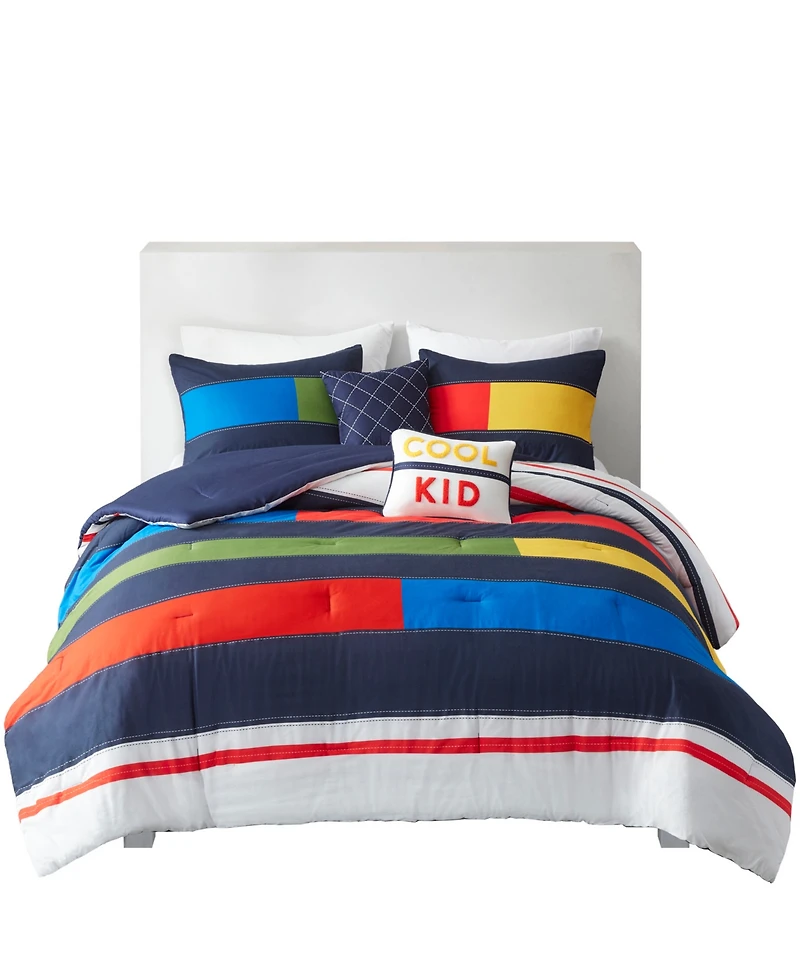 Intelligent Design Morris Stripe 4-Pc. Comforter Set, Twin