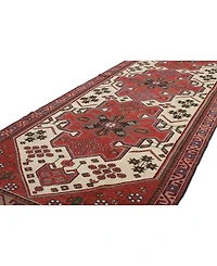 Bashian One of a Kind Hamadan 3'8" x 10'1" Runner Area Rug