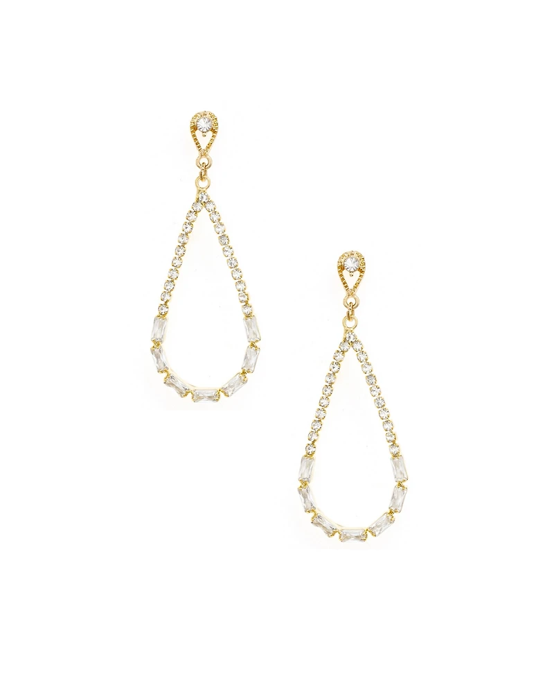 Ettika Crystal Teardrop Earrings