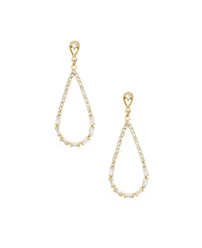 Ettika Crystal Teardrop Earrings
