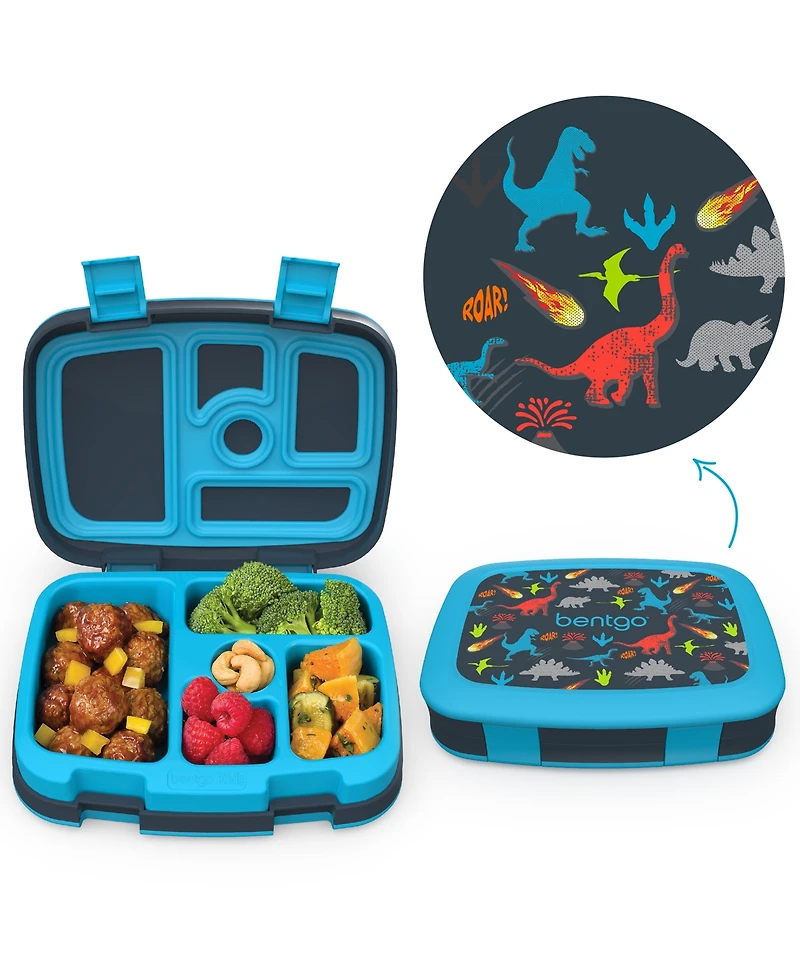 Bentgo Kids Prints Leak-Proof Lunch Box - Dinosaur