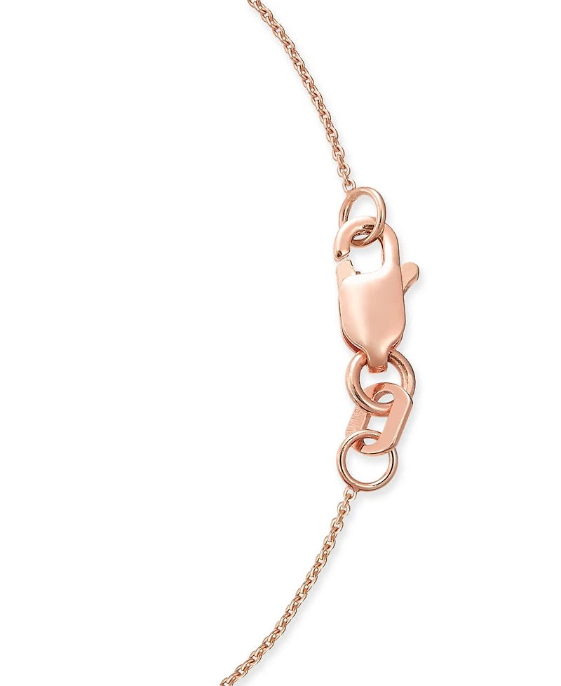 Effy Diamond Disc Pendant Necklace (1/4 ct. t.w.) 14k White, Rose, or Yellow Gold