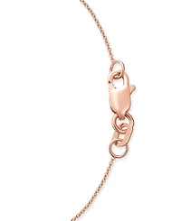 Effy Diamond Disc Pendant Necklace (1/4 ct. t.w.) 14k White, Rose, or Yellow Gold