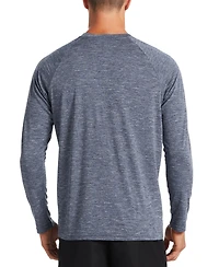 Nike Men's Heather Hydroguard Long Sleeve Swim T-Shirt