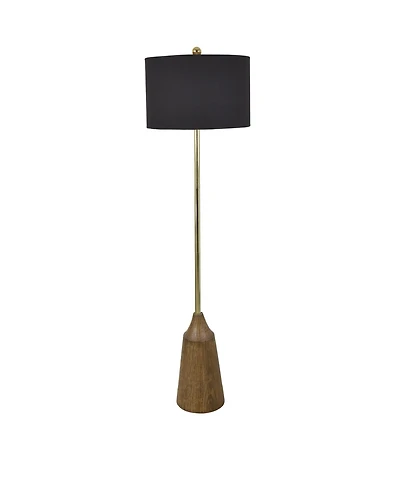 Evolution by Crestview Collection Kinnie Wood Floor Lamp