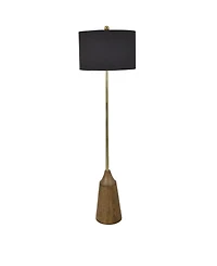 Evolution by Crestview Collection Kinnie Wood Floor Lamp