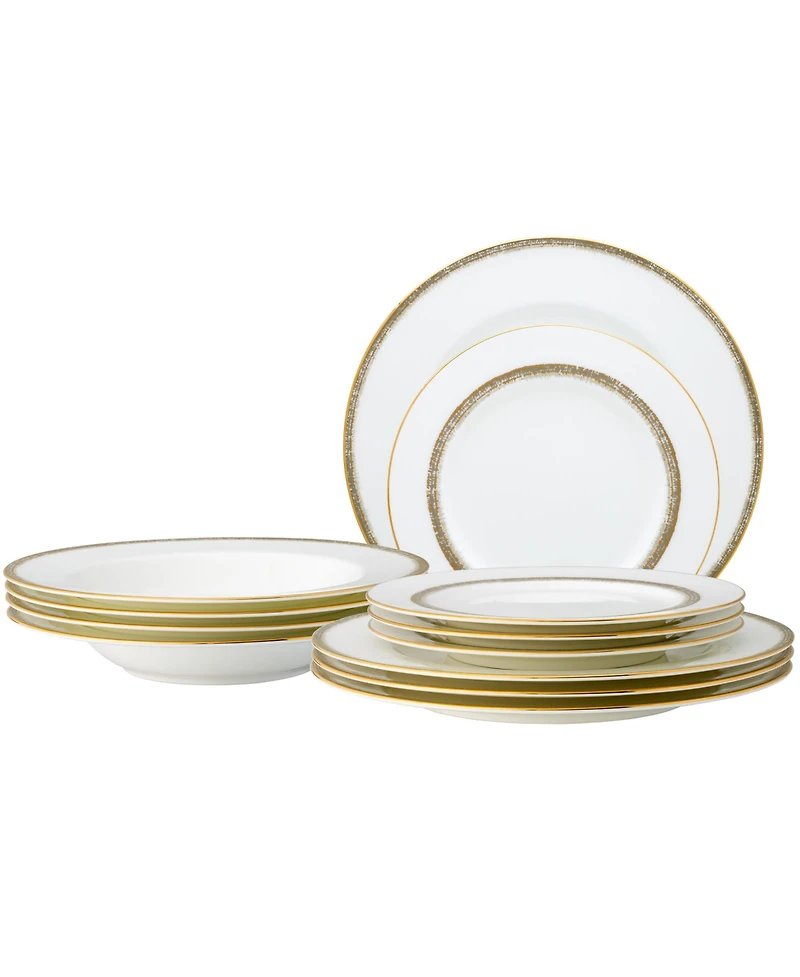 Noritake Haku 12-Piece Dinnerware Set, Service for 4