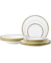 Noritake Haku 12-Piece Dinnerware Set, Service for 4