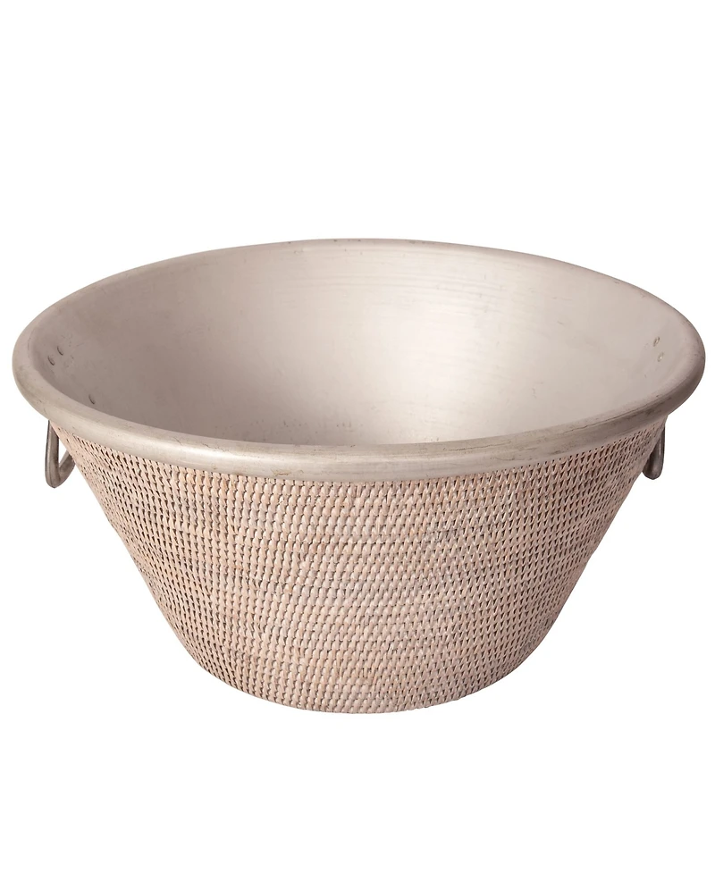 Artifacts Trading Company Artifacts Rattan Aluminum Ice Tub