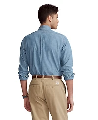 Polo Ralph Lauren Men's Big & Tall Indigo Chambray Shirt