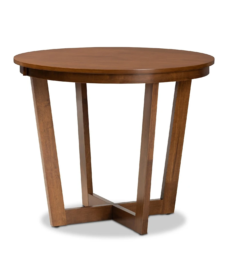 Julie Modern and Contemporary Fabric Upholstered 5 Piece Dining Set