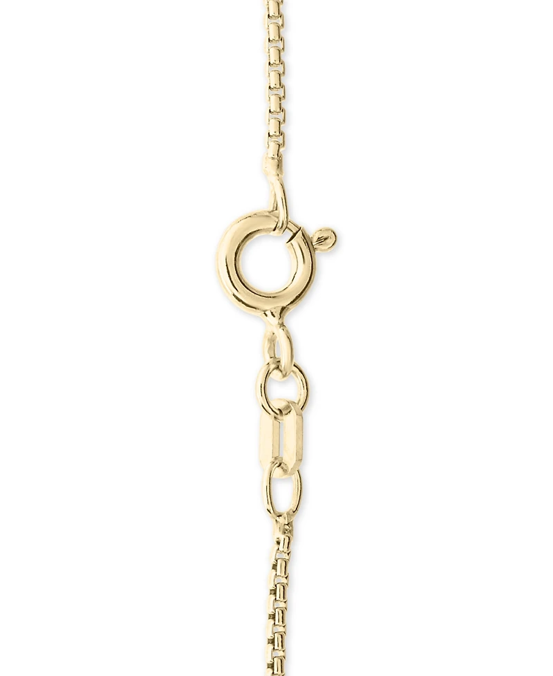 Men's Diamond Cross 22" Pendant Necklace (1/2 ct. t.w.) in 14k Gold-Plated Sterling Silver