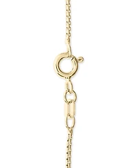 Men's Diamond Cross 22" Pendant Necklace (1/2 ct. t.w.) in 14k Gold-Plated Sterling Silver