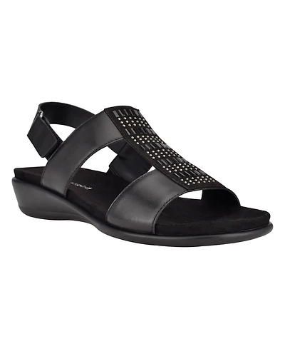 Easy Spirit Women's Hazel Embellished Slingback Sandals