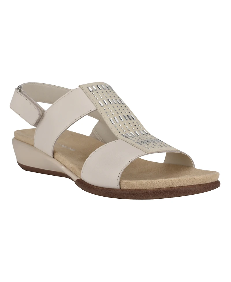 Easy Spirit Women's Hazel Embellished Slingback Sandals