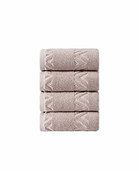 Ozan Premium Home Turkish Cotton Sovrano Collection Luxury 4-Pc. Hand Towel Set