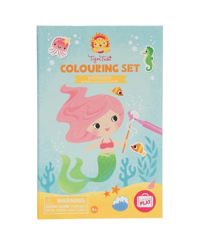 Tiger Tribe Mermaids Coloring Set with Markers and Stickers
