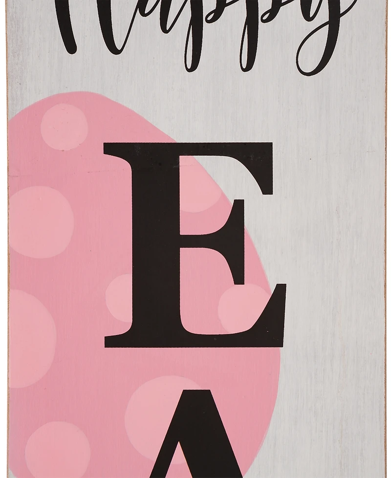 Glitzhome 42"H Wooden "Happy Easter" Porch Sign