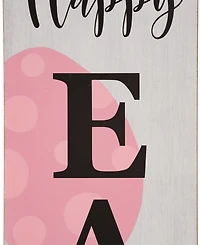 Glitzhome 42"H Wooden "Happy Easter" Porch Sign