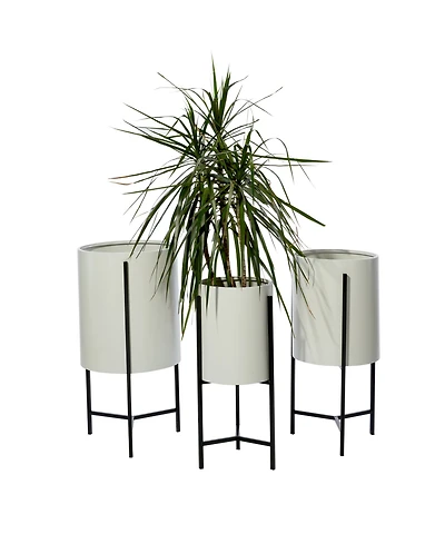 Metal Modern Planter, Set of 3