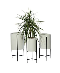 Metal Modern Planter, Set of 3