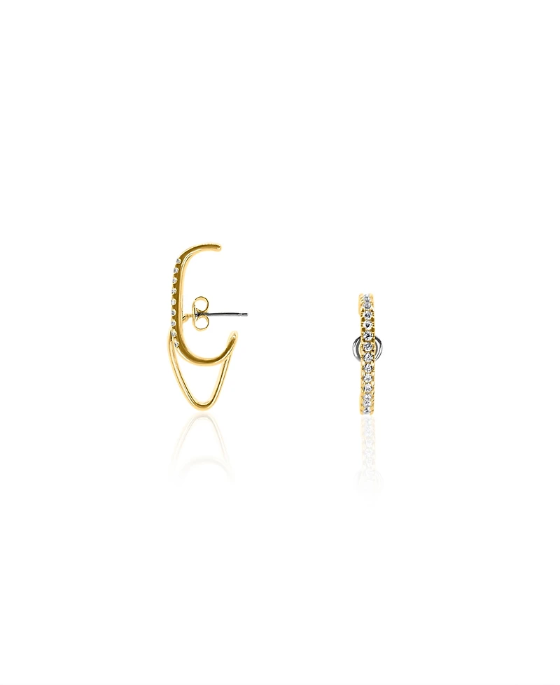 Oma The Label Lydia Asymmetrical Earrings