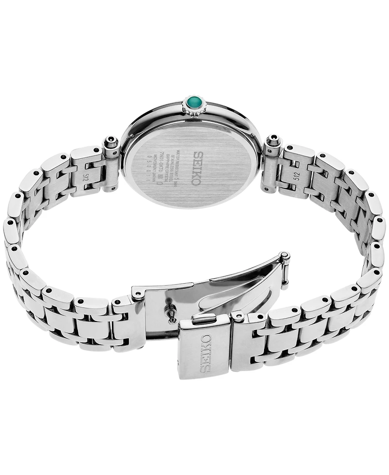 Seiko Women's Diamond (1/8 ct. t.w.) Stainless Steel Bracelet Watch 30mm