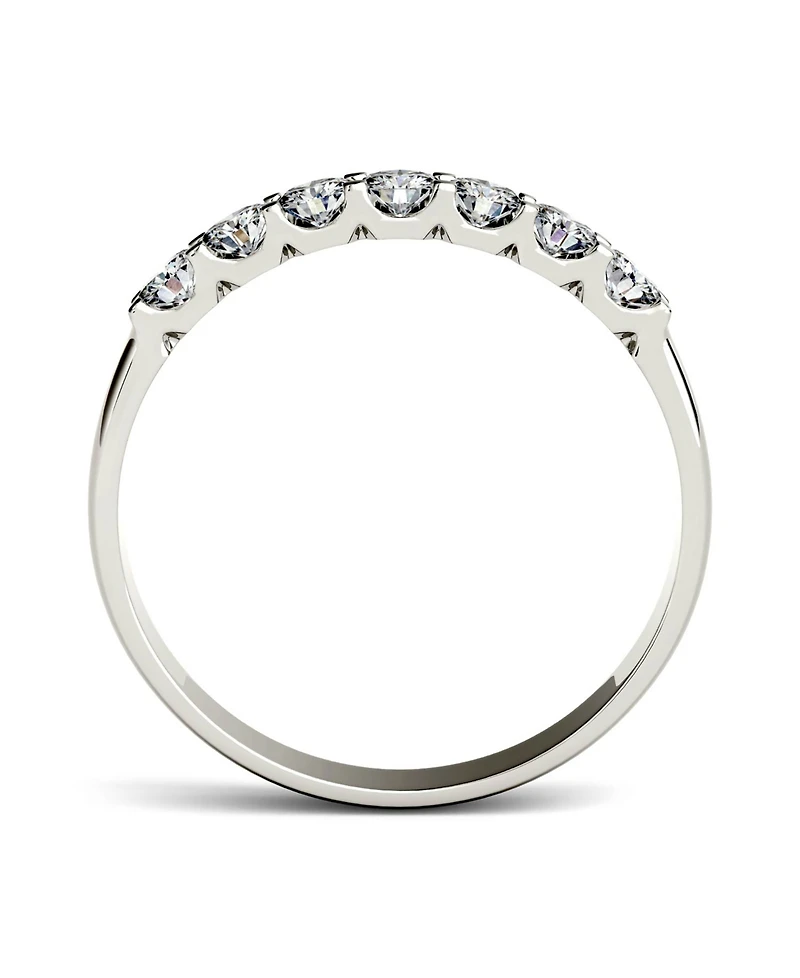 Moissanite Anniversary Band 3/8 ct. t.w. Diamond Equivalent in 14k White Gold