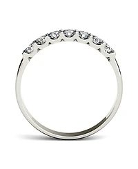 Moissanite Anniversary Band 3/8 ct. t.w. Diamond Equivalent in 14k White Gold