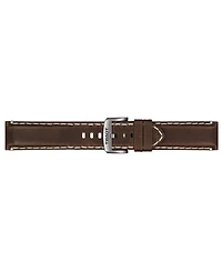 Tissot Men's Swiss Supersport Brown Leather Strap Watch 44mm
