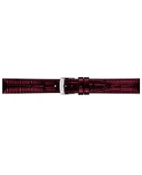 Tissot Women's Swiss Carson Premium Lady Burgundy Leather Strap Watch 30mm