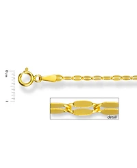 16" Mirror Link Chain (2mm) in 14K Gold