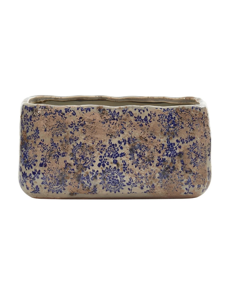 10" Tuscan Ceramic Rectangle Planter