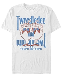 Men's Alice Wonderland Tweedles Short Sleeve T-shirt