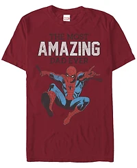 Fifth Sun Men's Amazing Dad Short Sleeve Crew T-shirt