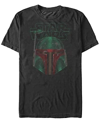 Fifth Sun Men's Pin Line Boba Fett Short Sleeve Crew T-shirt