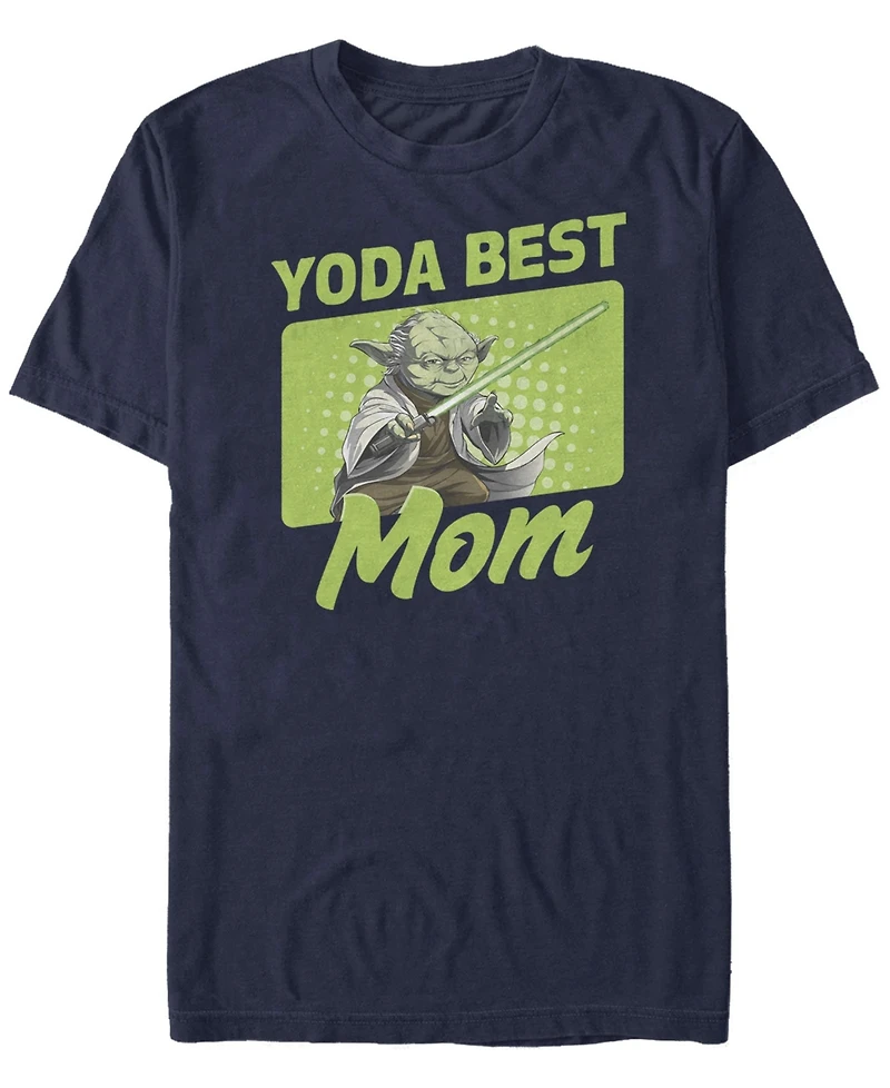 Fifth Sun Men's Yoda Best Mom Short Sleeve Crew T-shirt