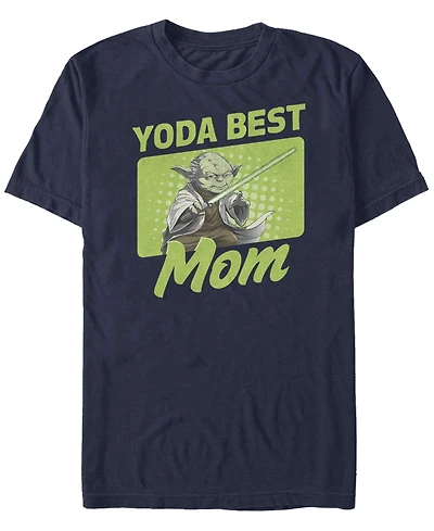 Fifth Sun Men's Yoda Best Mom Short Sleeve Crew T-shirt